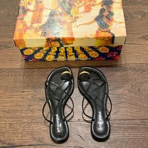 Jeffrey Campbell Black Strappy Sandals